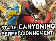 Stage de canyoning niveau II
