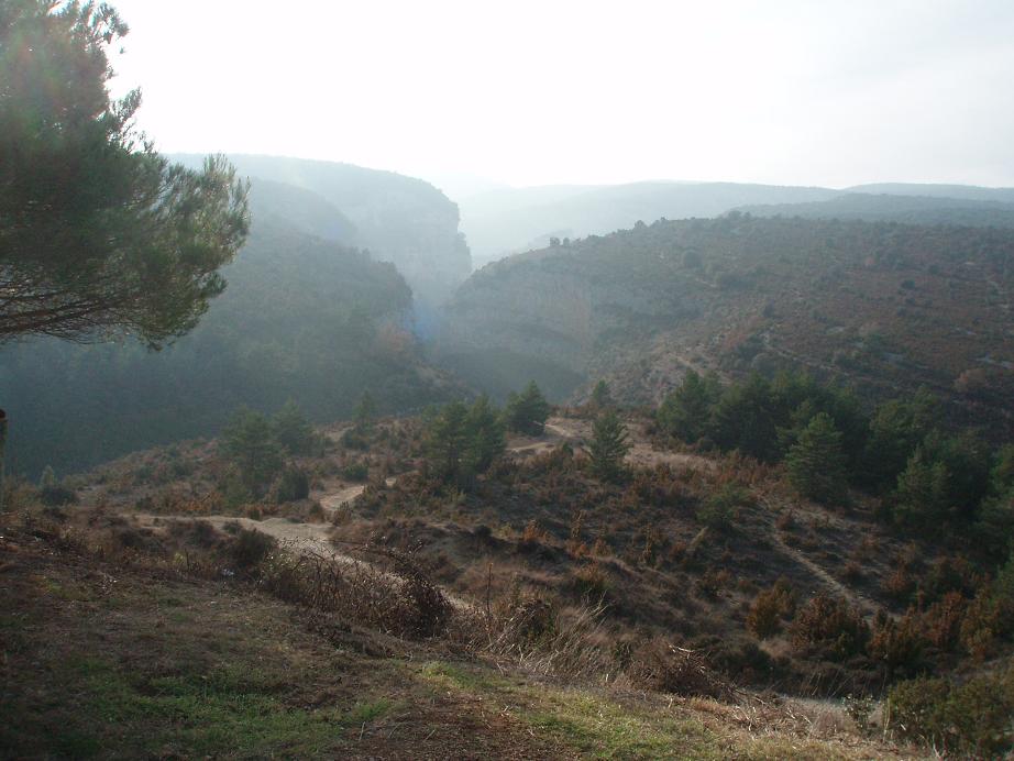 Un paisaje insólito, sólo reservado a los que deciden aventurarse en invierno.