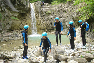 Canyoning famille