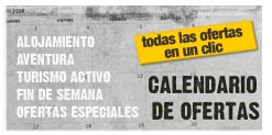 Todas las ofertas multiaventura en un clic. Calendario de ofertas