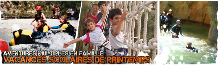 Multiaventura en el Puente de Mayo: barranquismo, rafting, paintball...