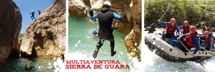 Multiaventura en San Juan: barranquismo, rafting, paintball...