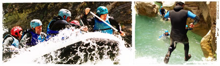 Canyoning + Rafting