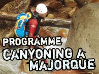 Programme de canyoning à Majorque