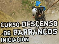 Curso de descenso de barrancos NIVEL 1