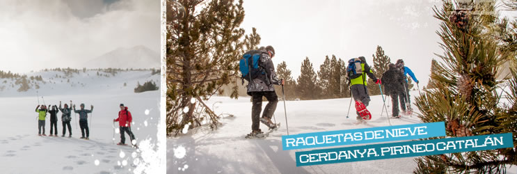 Raquetas de nieve en la Cerdanya