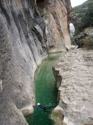 Barrancos en la Sierra de Guara