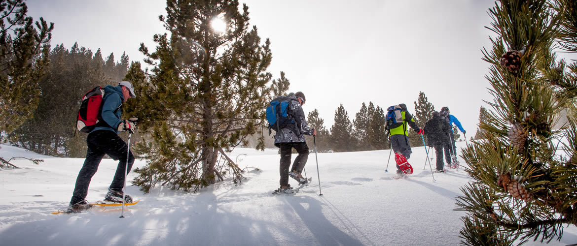 Rutas con raquetas de nieve en la Cerdanya